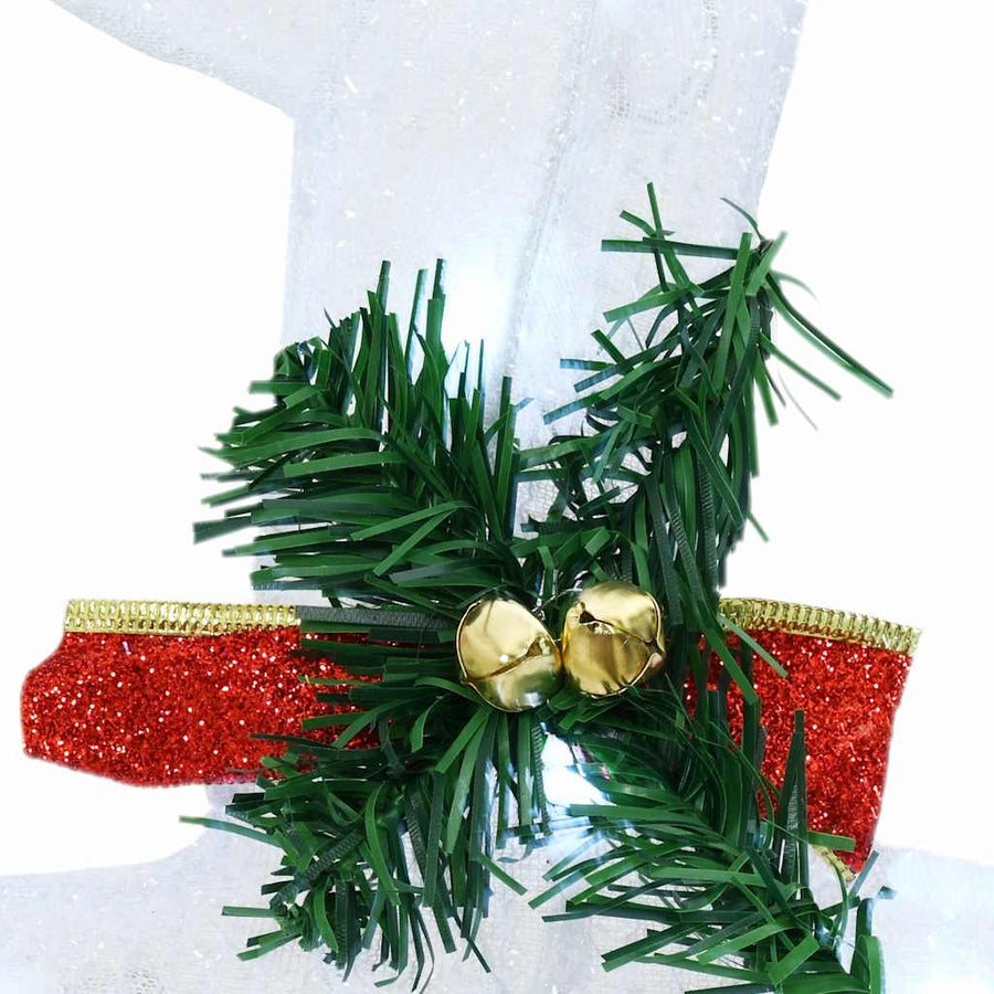 LED Rendieren 6 pcs Wit 45 x 19 x 65 cm Stof
