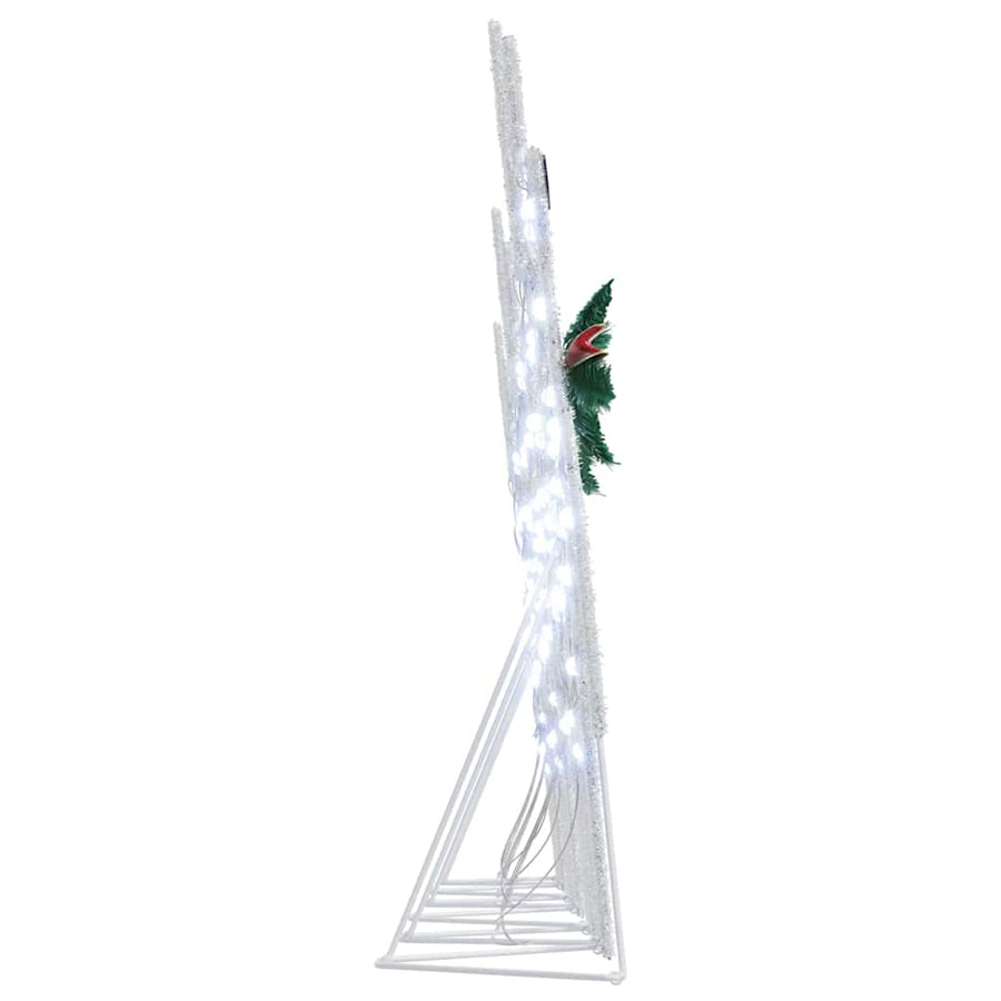 LED Rendieren 6 pcs Wit 45 x 19 x 65 cm Stof
