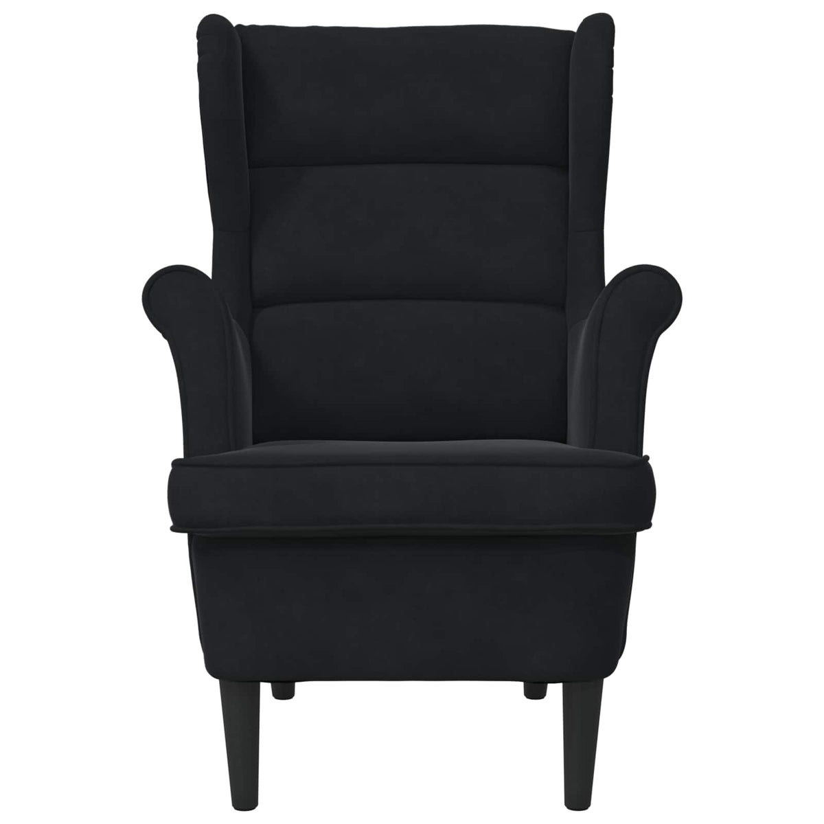 Fauteuil Zwart Fluweel