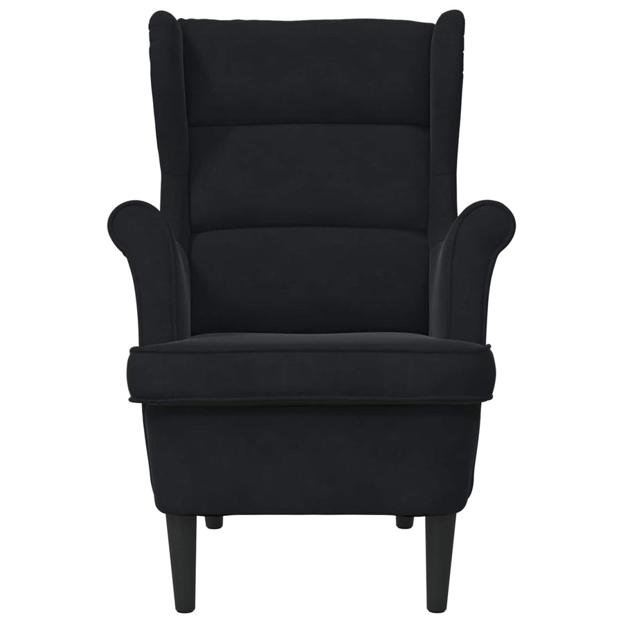 Fauteuil Zwart Fluweel