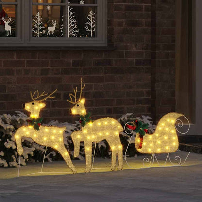 LED Rendieren 3 pcs Warmwit Stof