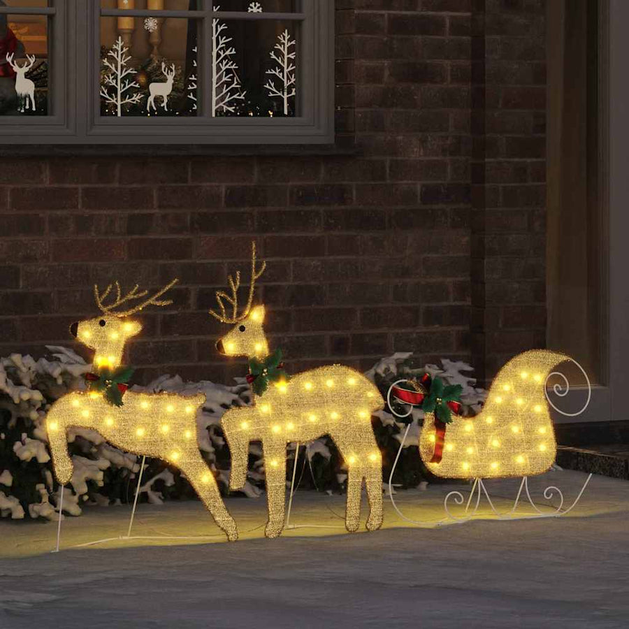 LED Rendieren 3 pcs Warmwit Stof