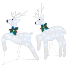LED Rendieren 2 pcs Koud Wit 45 x 19 x 65 cm Stof