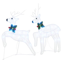 LED Rendieren 2 pcs Koud Wit 45 x 19 x 65 cm Stof