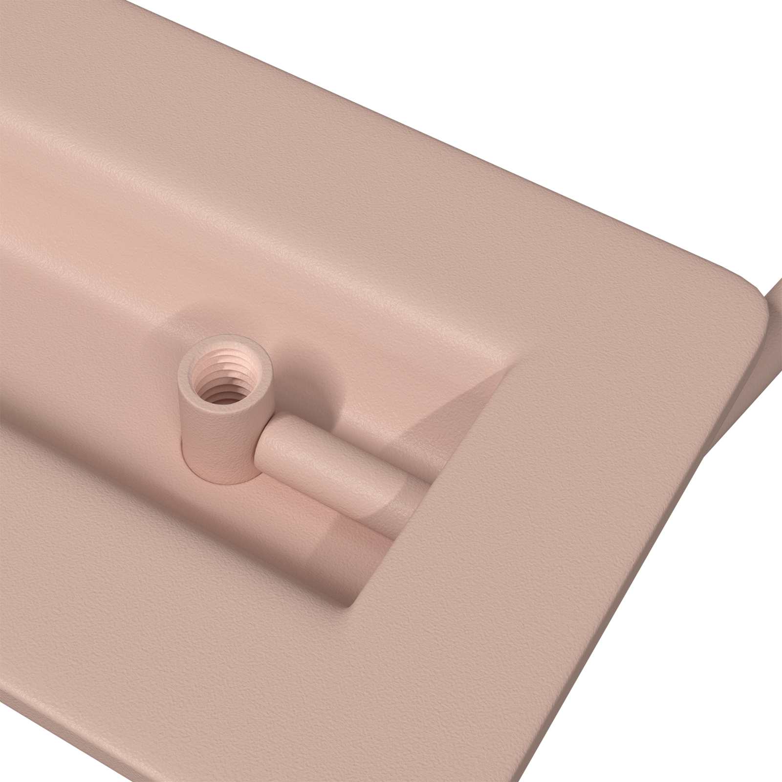 Kast Handvatten 2 Pcs 85 X 45 Mm Metaal 2 stuks Roze
