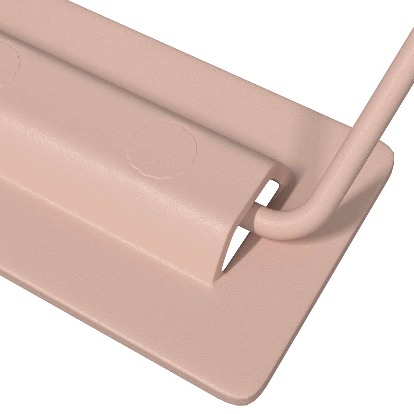 Kast Handvatten 2 Pcs 85 X 45 Mm Metaal 2 stuks Roze