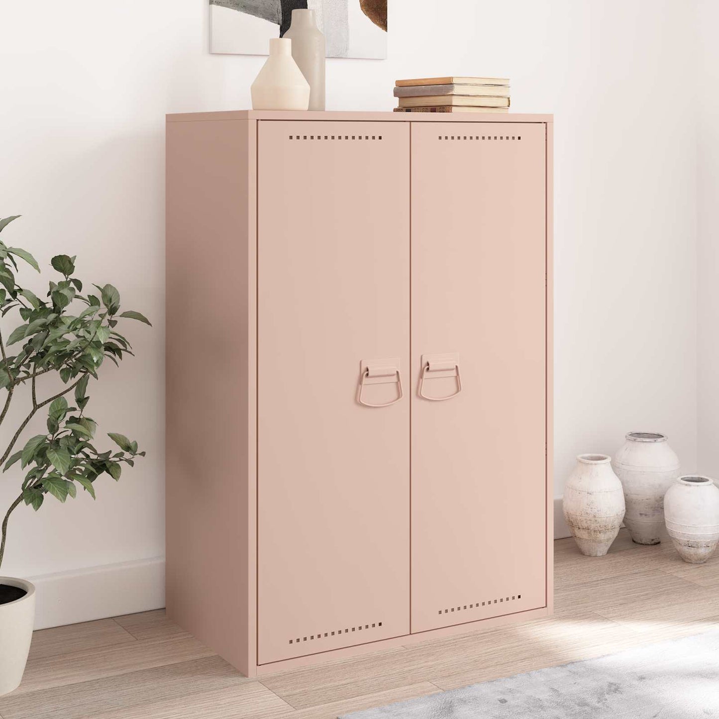 Kast Handvatten 2 Pcs 85 X 45 Mm Metaal 2 stuks Roze