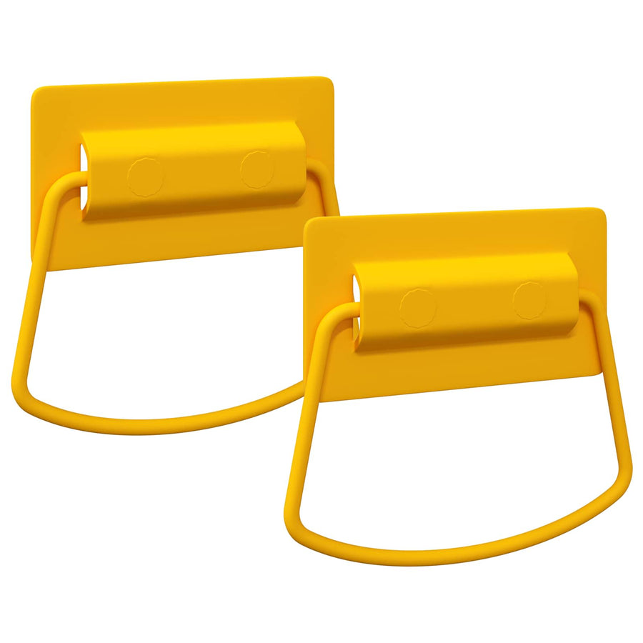 Kast Handvatten 2 Pcs 85 X 45 Mm Metaal 2 stuks Mosterdgeel