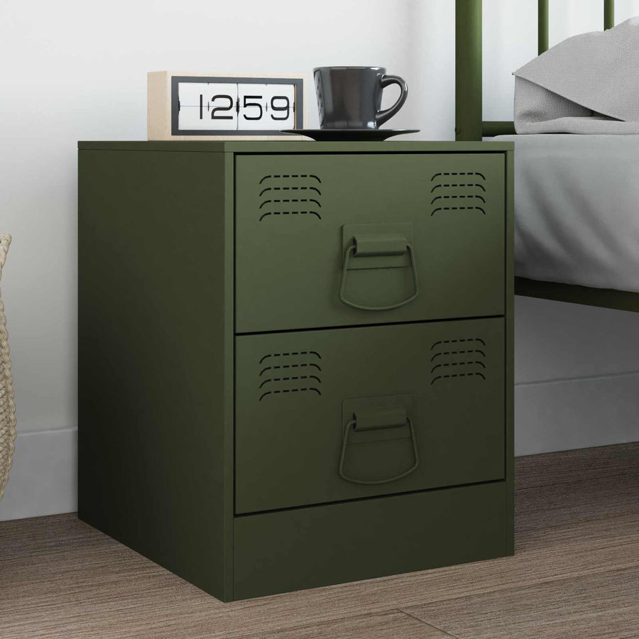 Kast Handvatten 2 Pcs Olijf Groen 85 X 45 Mm Metaal 2 stuks Olijfgroen