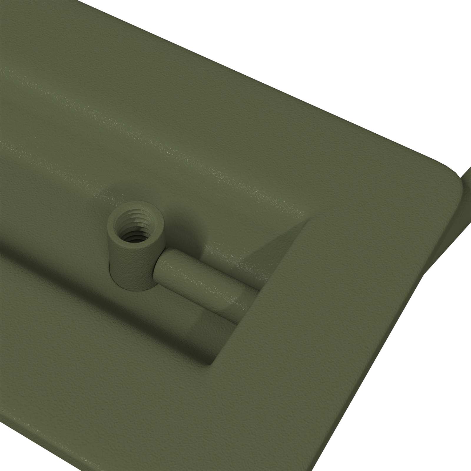 Kast Handvatten 210 Pcs Olijf Groen 85 X 45 Mm Metaal 18 kg (210 stuks) Olijfgroen