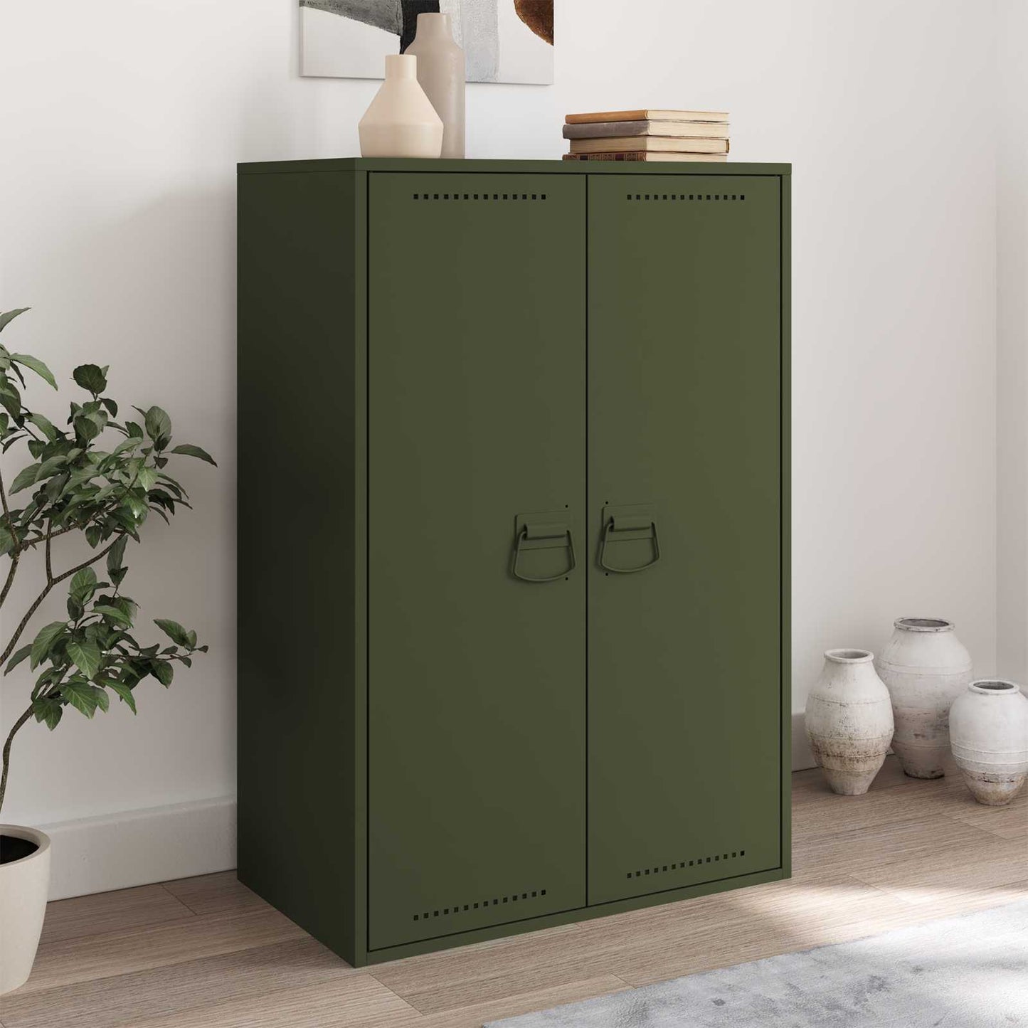 Kast Handvatten 210 Pcs Olijf Groen 85 X 45 Mm Metaal 18 kg (210 stuks) Olijfgroen