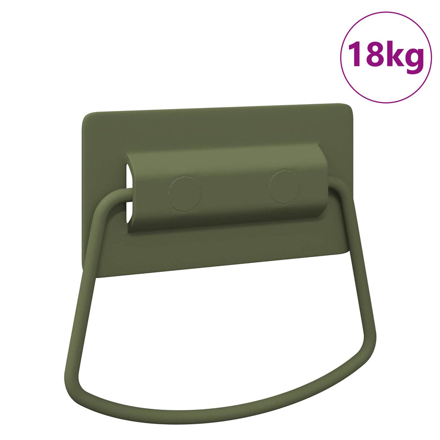 Kast Handvatten 210 Pcs Olijf Groen 85 X 45 Mm Metaal 18 kg (210 stuks) Olijfgroen