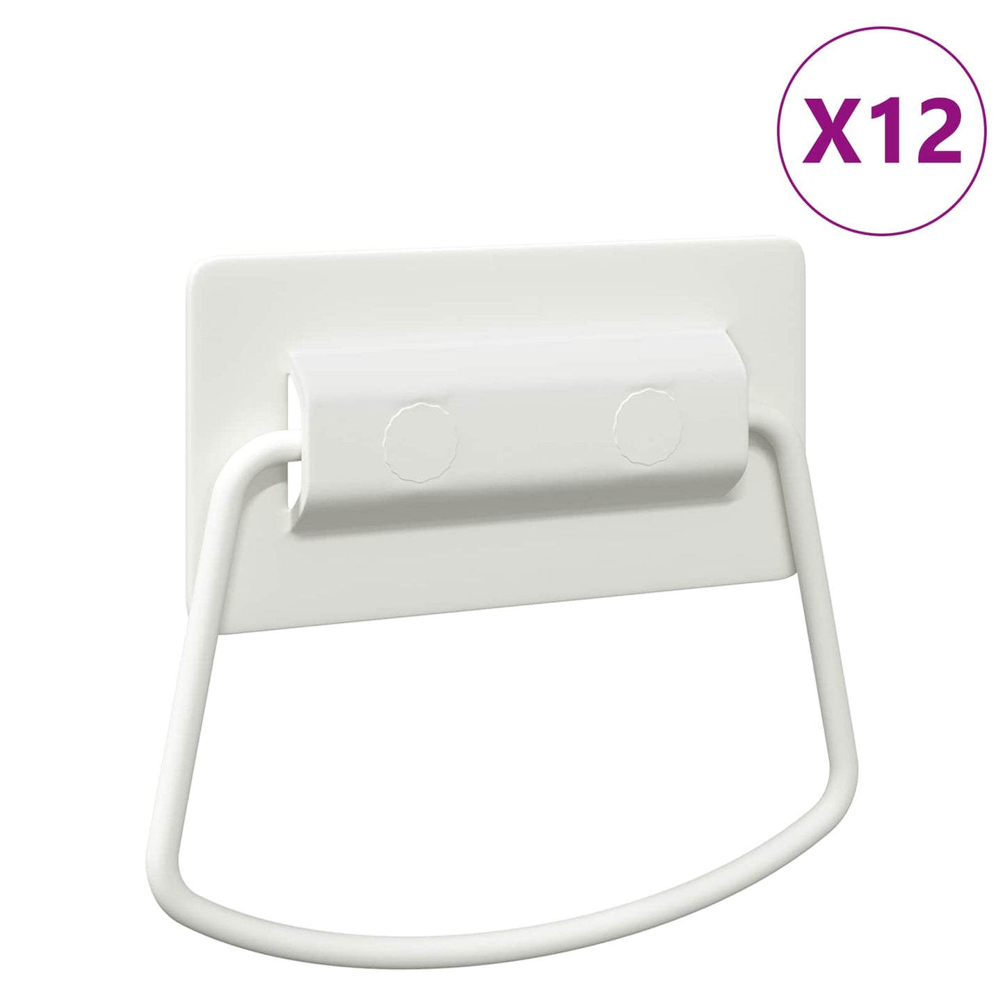 Kast Handvatten 12 Pcs 85 X 45 Mm Metaal 12 stuks Wit