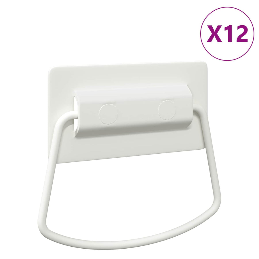 Kast Handvatten 12 Pcs 85 X 45 Mm Metaal 12 stuks Wit