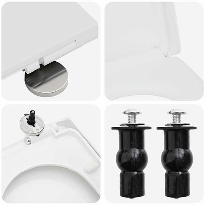 Toiletzitting Wit 48 x 36.5 x 4.5 cm Polypropyleen