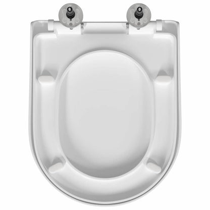 Toiletzitting Wit 48 x 36.5 x 4.5 cm Polypropyleen