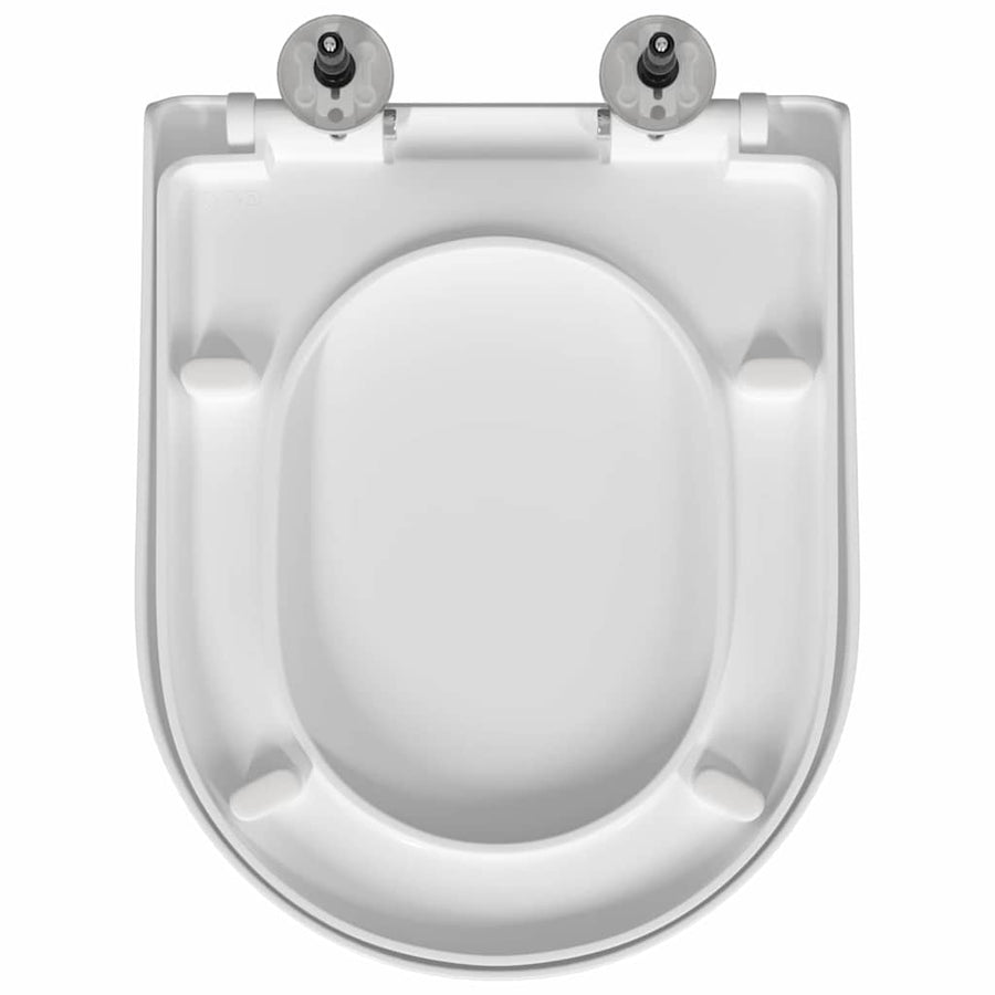 Toiletzitting Wit 48 x 36.5 x 4.5 cm Polypropyleen
