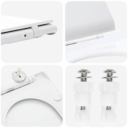 Toiletzitting Wit 48.5 x 36 x 5 cm Polypropyleen