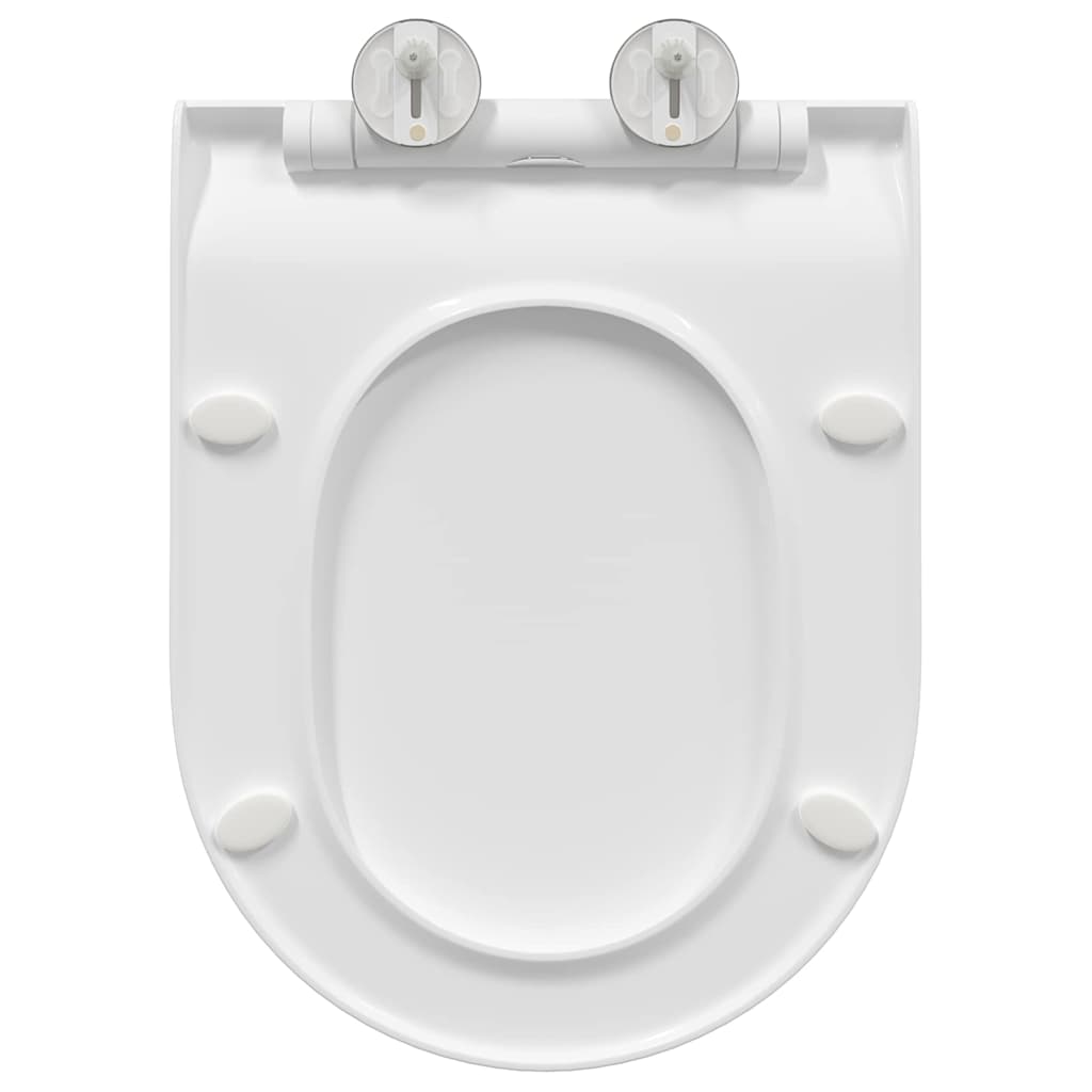 Toiletzitting Wit 48.5 x 36 x 5 cm Polypropyleen