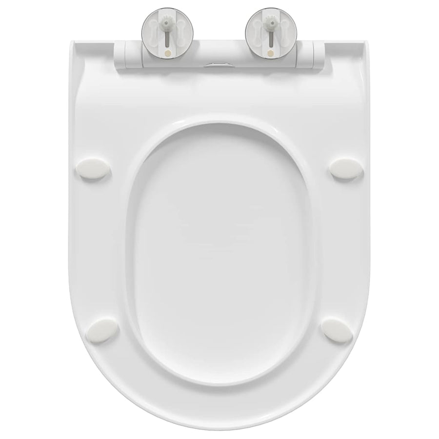 Toiletzitting Wit 48.5 x 36 x 5 cm Polypropyleen