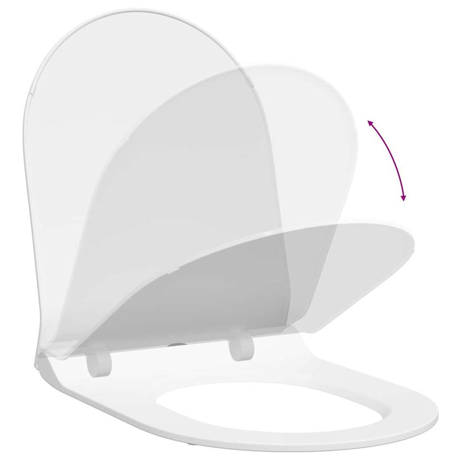 Toiletzitting Wit 48.5 x 36 x 5 cm Polypropyleen