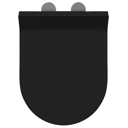 Toiletzitting Zwart 48.5 x 36 x 5 cm Polypropyleen