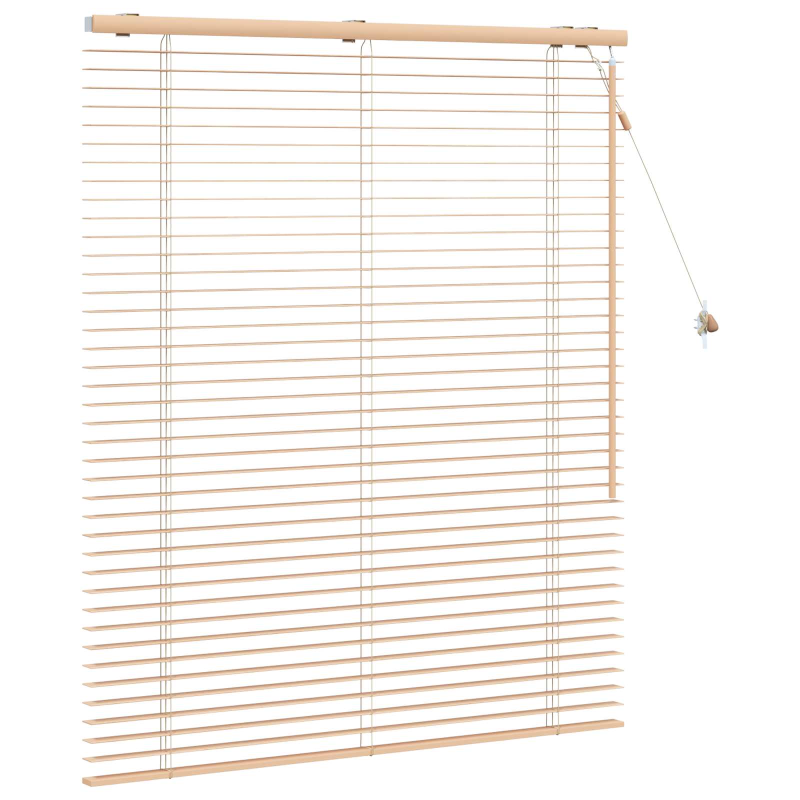 Jaloezie Eiken Look 120 x 130 cm 35 mm Massief Paulowniahout