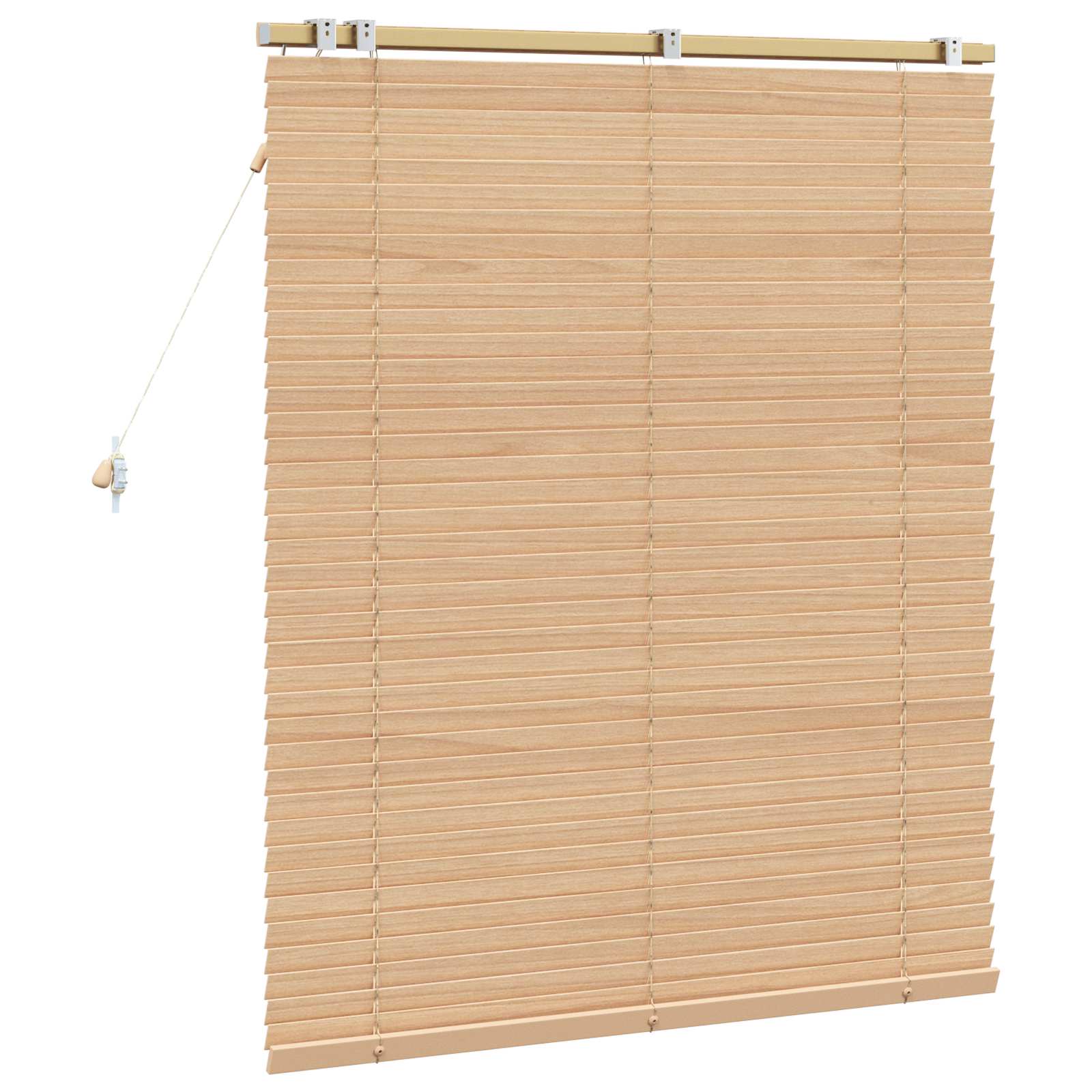 Jaloezie Eiken Look 120 x 130 cm 35 mm Massief Paulowniahout