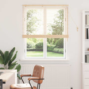 Jaloezie massief paulowniahout 110x160 cm eiken look 35 mm