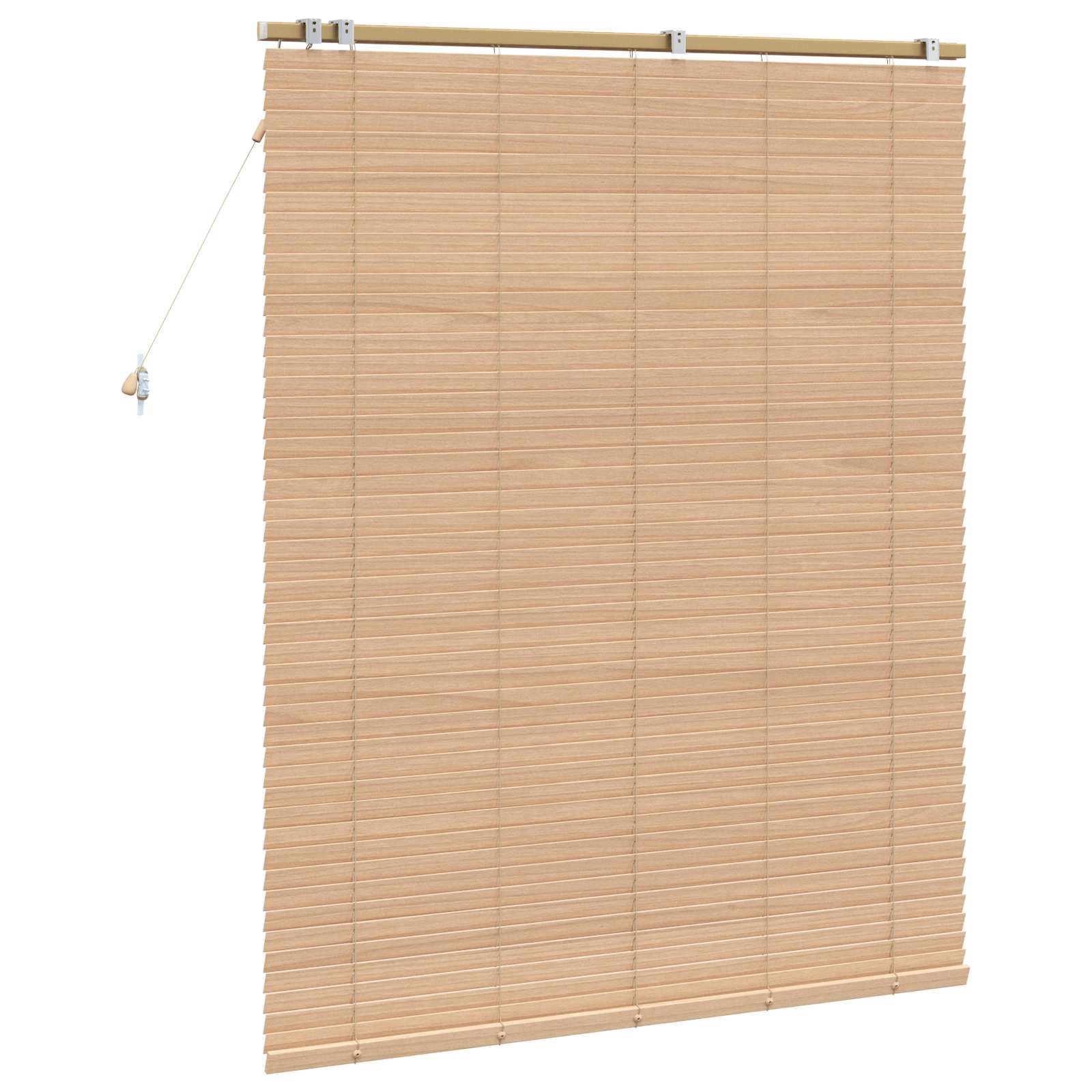 Jaloezie Eiken Look 125 x 160 cm 35 mm Massief Paulowniahout