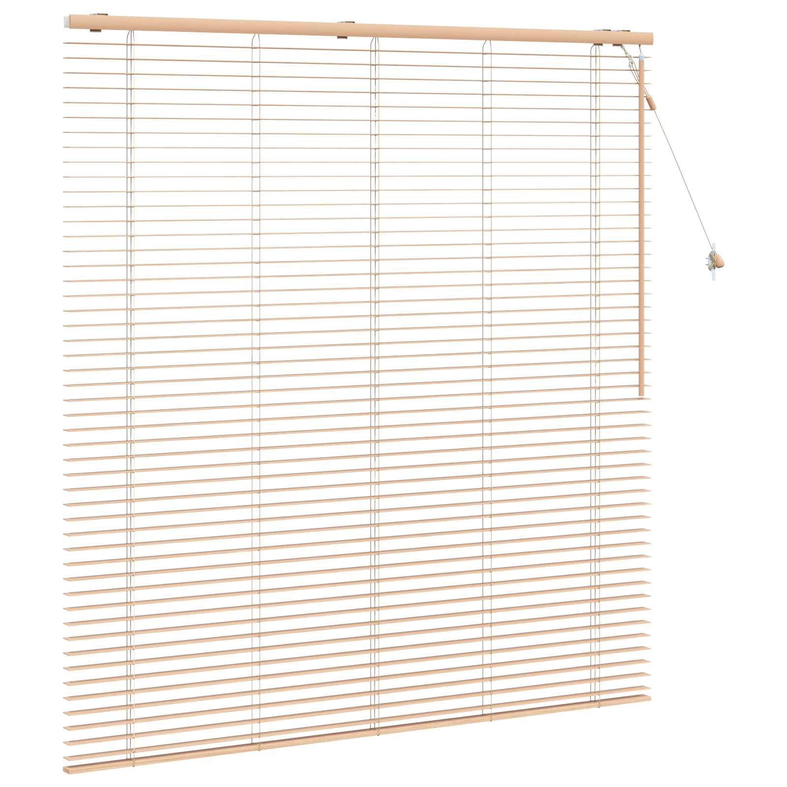 Jaloezie Eiken Look 145 x 160 cm 35 mm Massief Paulowniahout