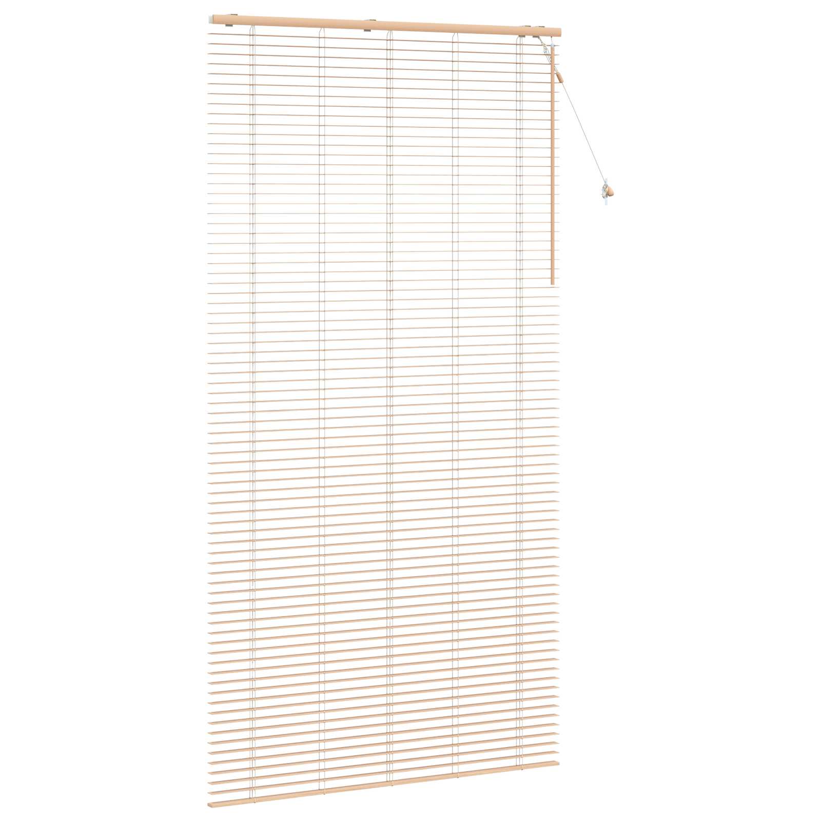 Jaloezie Eiken Look 135 x 250 cm 35 mm Massief Paulowniahout