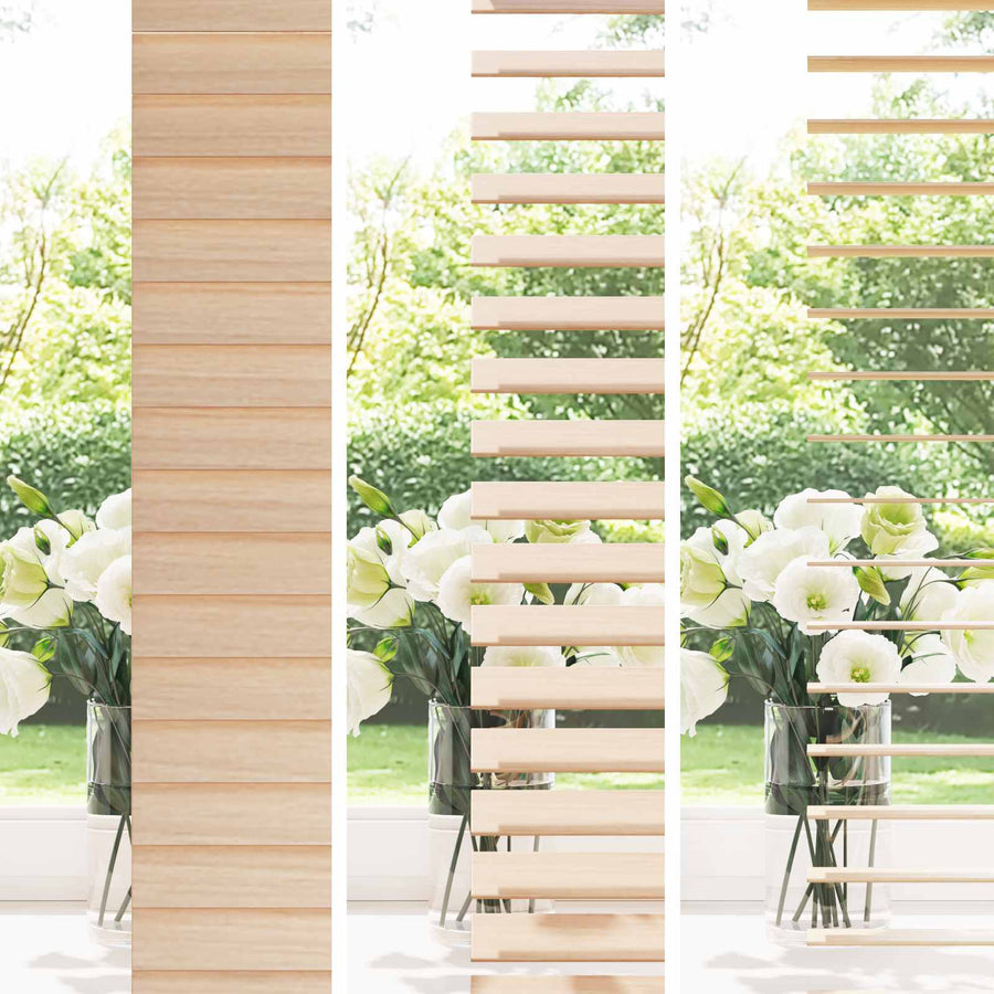 Jaloezie Eiken Look 155 x 250 cm 35 mm Massief Paulowniahout
