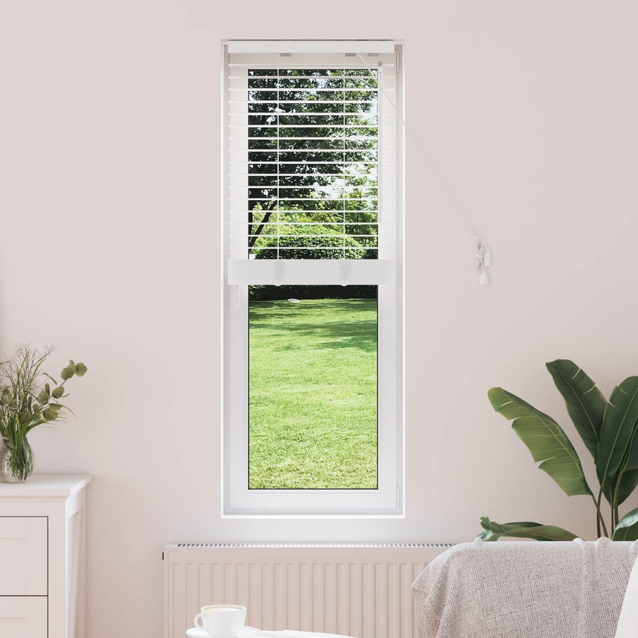 Jaloezie Wit 45 x 130 cm 35 mm Massief Paulowniahout