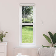 Jaloezie paulowniahout 50x130 cm wit