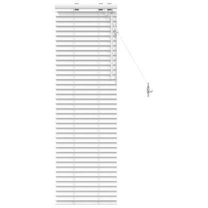 Jaloezie Wit 50 x 130 cm 35 mm Massief Paulowniahout