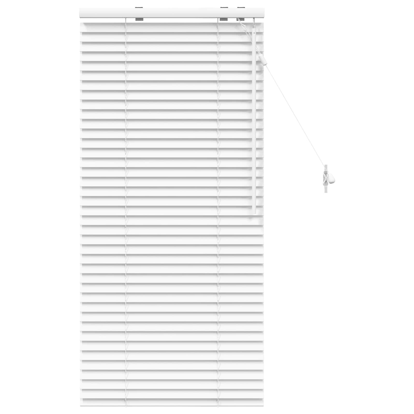 Jaloezie Wit 60 x 130 cm 35 mm Massief Paulowniahout