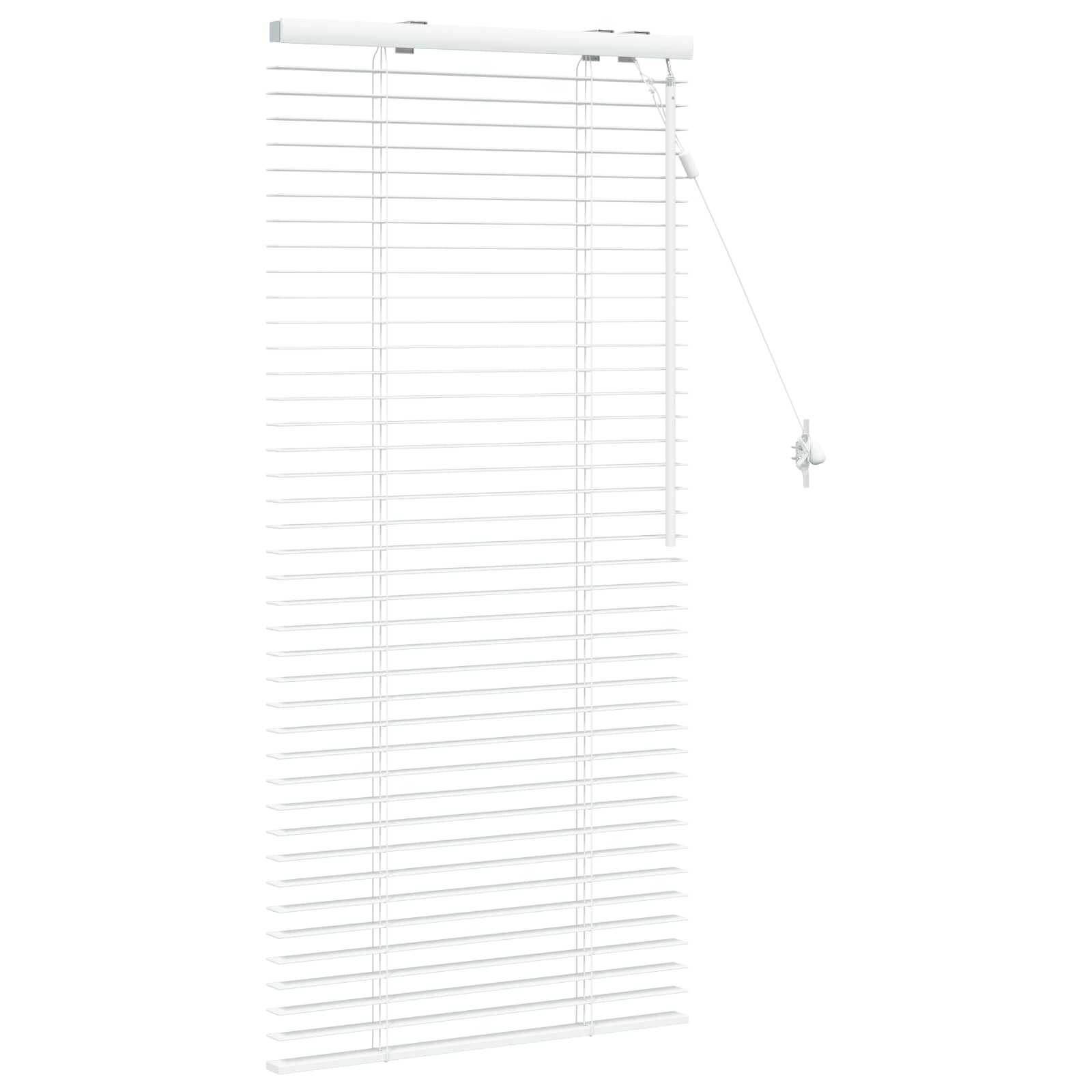 Jaloezie Wit 65 x 130 cm 35 mm Massief Paulowniahout