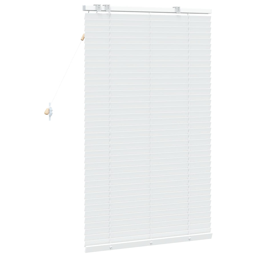 Jaloezie Wit 85 x 130 cm 35 mm Massief Paulowniahout