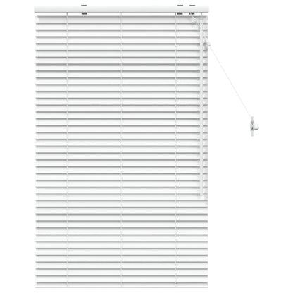Jaloezie Wit 90 x 130 cm 35 mm Massief Paulowniahout