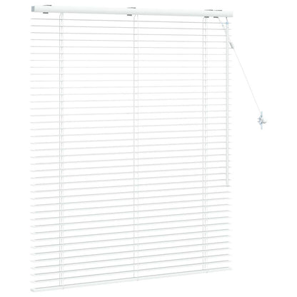 Jaloezie Wit 105 x 130 cm 35 mm Massief Paulowniahout