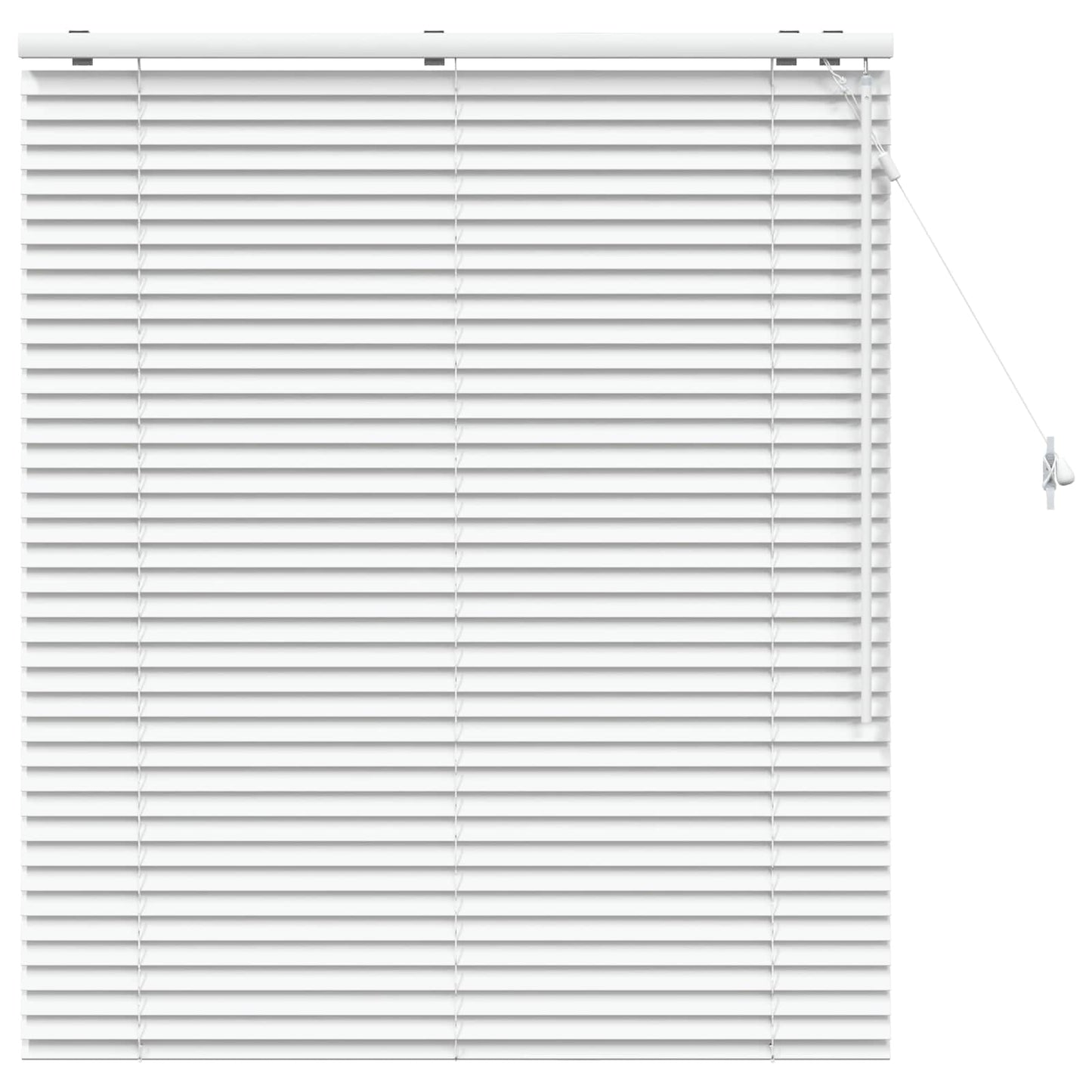 Jaloezie Wit 105 x 130 cm 35 mm Massief Paulowniahout