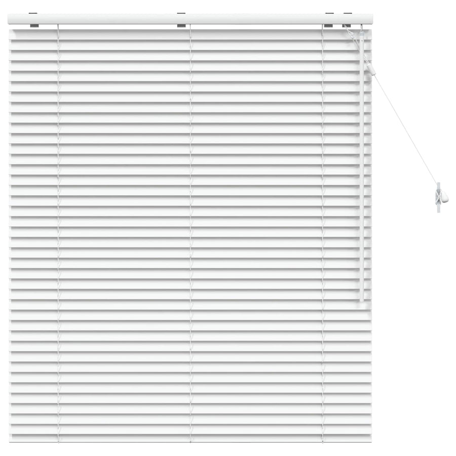 Jaloezie Wit 105 x 130 cm 35 mm Massief Paulowniahout