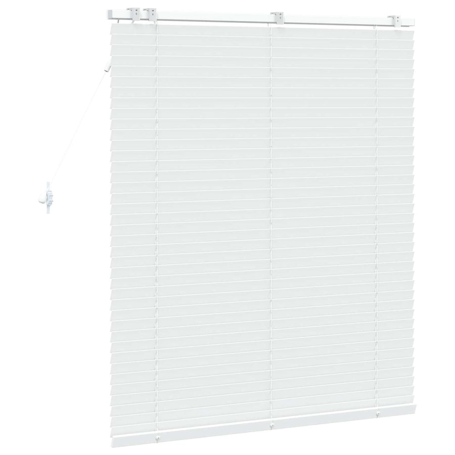 Jaloezie Wit 120 x 130 cm 35 mm Massief Paulowniahout