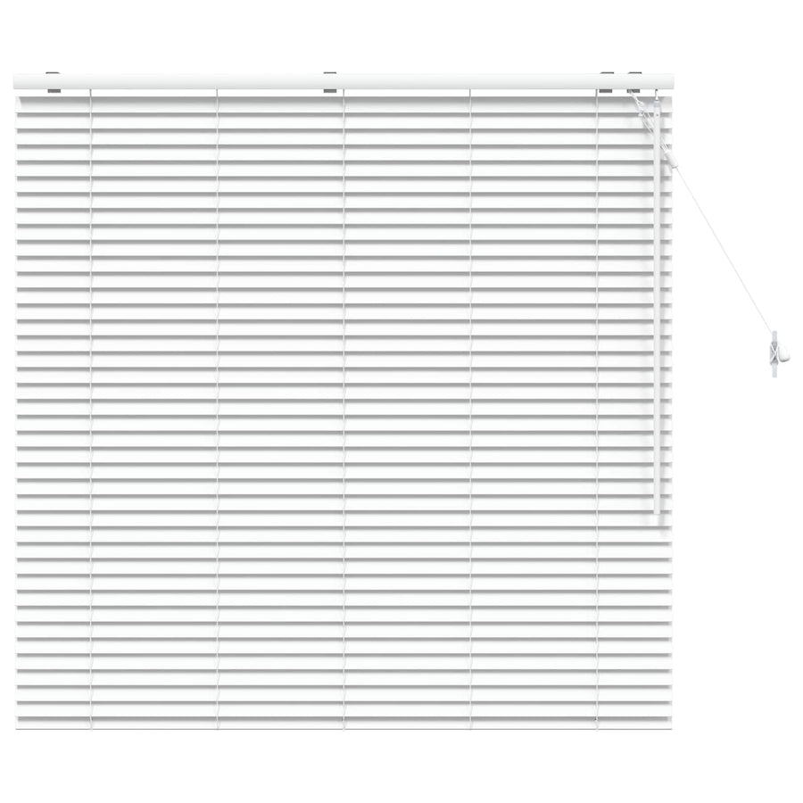Jaloezie Wit 130 x 130 cm 35 mm Massief Paulowniahout