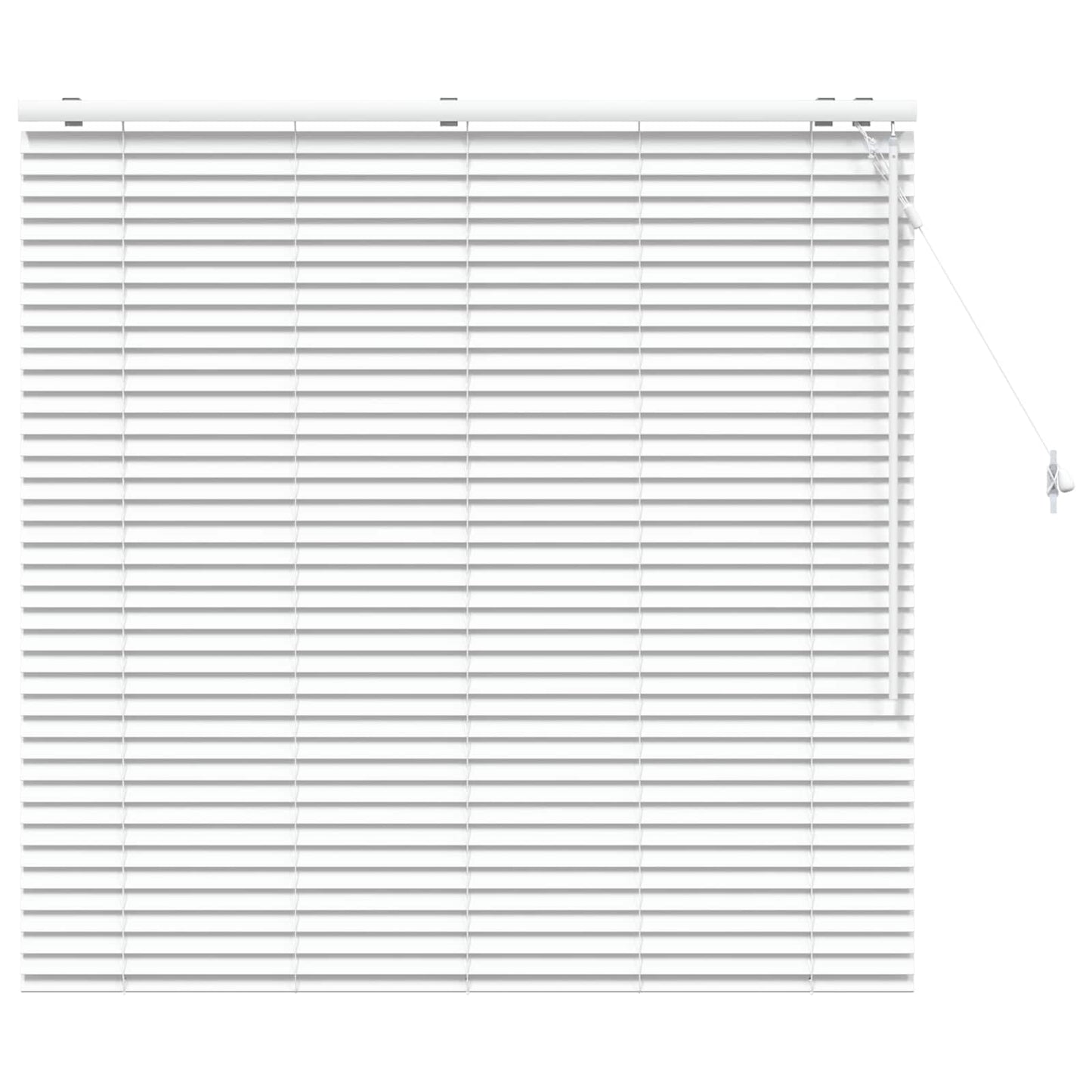 Jaloezie Wit 135 x 130 cm 35 mm Massief Paulowniahout