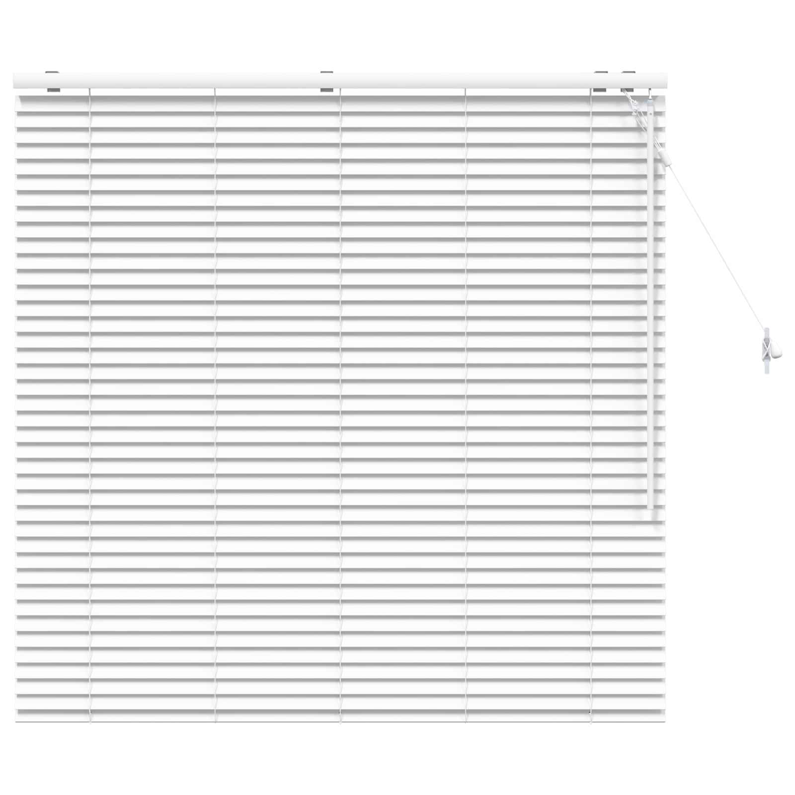 Jaloezie Wit 135 x 130 cm 35 mm Massief Paulowniahout