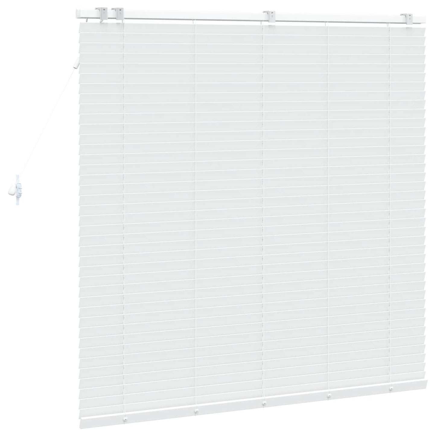 Jaloezie Wit 140 x 130 cm 35 mm Massief Paulowniahout