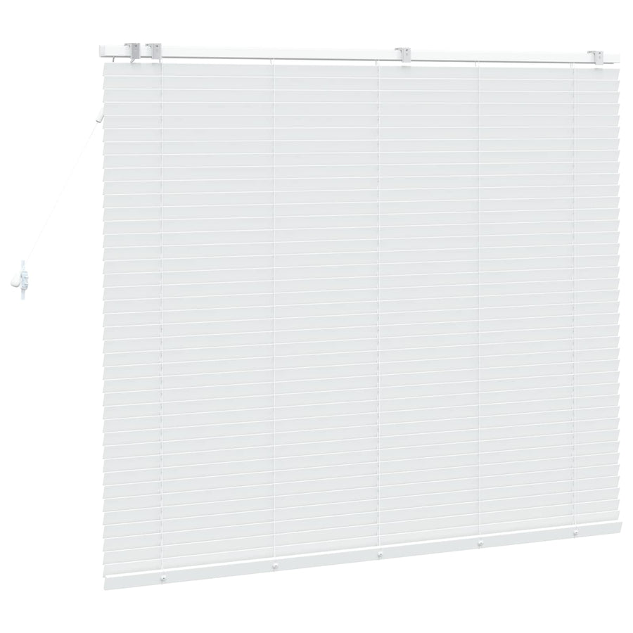 Jaloezie Wit 150 x 130 cm 35 mm Massief Paulowniahout
