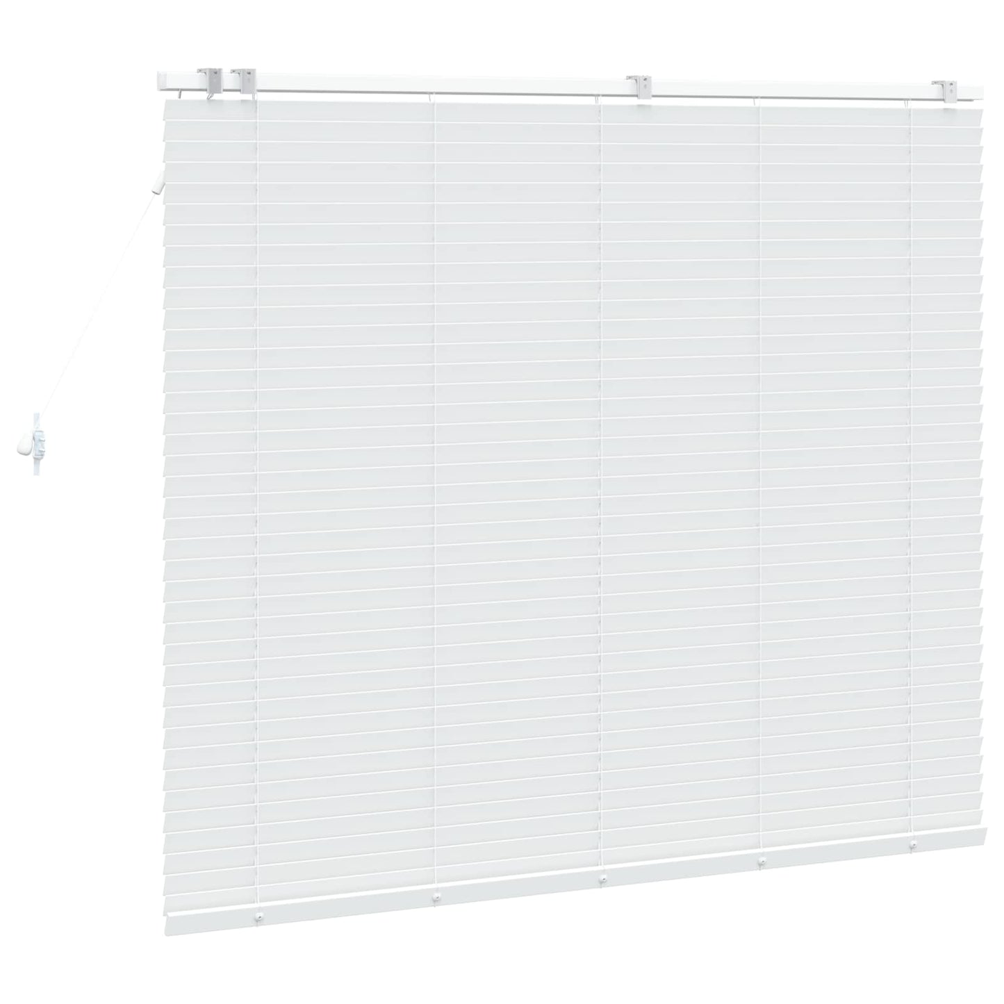 Jaloezie Wit 160 x 130 cm 35 mm Massief Paulowniahout